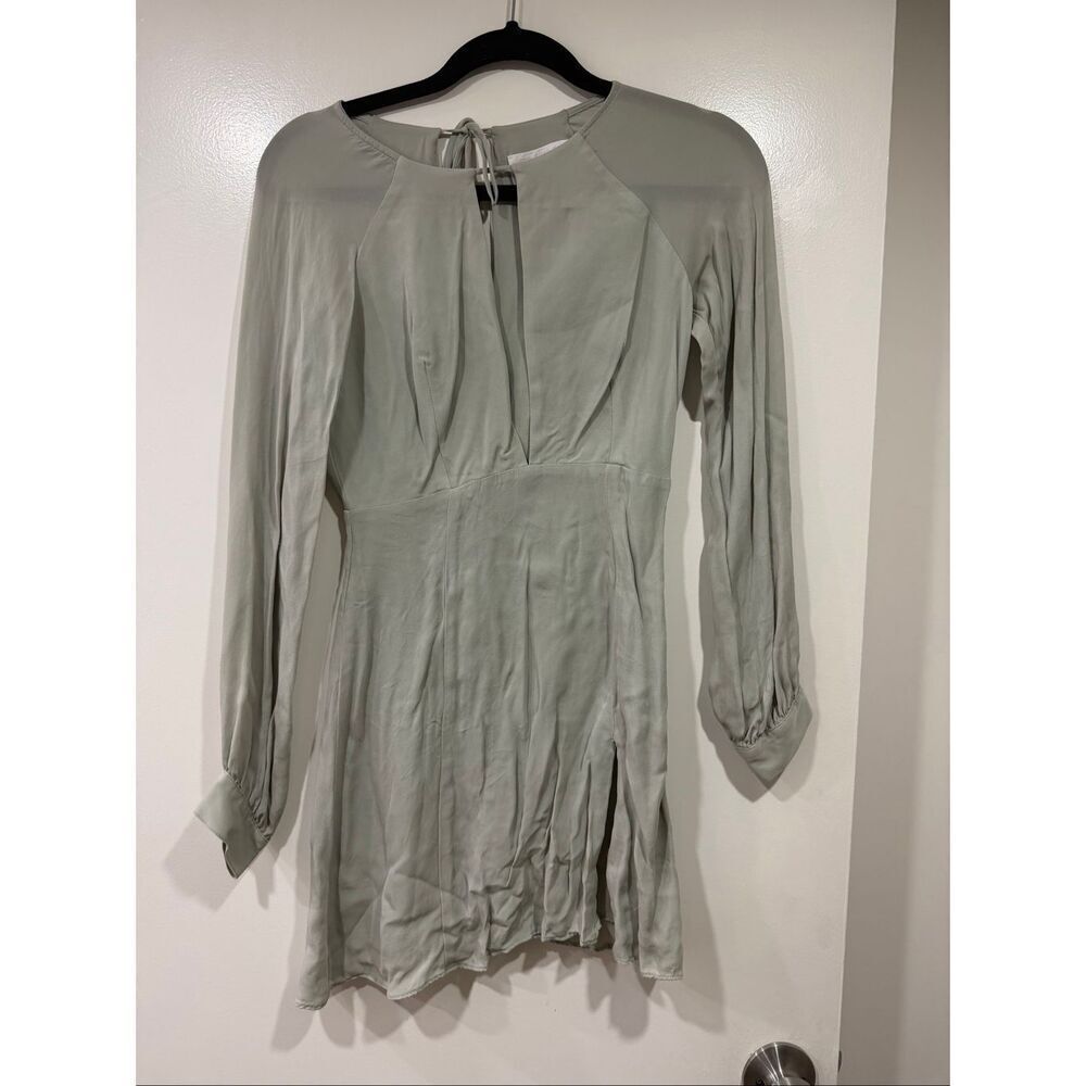Stone cold fox light blue long sleeve mini dress size 0